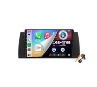 YLOXFW Android 15.0 Coche Radio 2 DIN Estéreo para 5 Series E39/X5 E53 1996-2007 GPS Sat Navi 9''Cartablet Multimedia Vídeo Reproductor BT FM Receptor con Carplay 4G 5G WiFi DSP SWC,Y700s