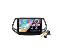 YLOXFW Android 15.0 Coche Radio 2 DIN Estéreo para Compass 2017-2020 GPS Sat Navi 10''Cartablet Multimedia Vídeo Reproductor BT FM Receptor con Carplay 4G 5G WiFi DSP SWC,Y500s