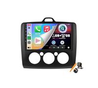 YLOXFW Android 15.0 Coche Radio 2 DIN Estéreo para Focus Mk2/Mk3 2004-2011 GPS Sat Navi 9''Cartablet Multimedia Vídeo Reproductor BT FM Receptor con Carplay 4G 5G WiFi DSP SWC,Negro,M6 Pro1