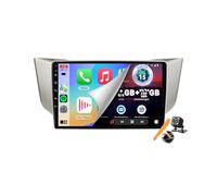 YLOXFW Android 15.0 Coche Radio 2 DIN Estéreo para Harrier/RX/RX300 RX330 RX400H 2003-2009 GPS Sat Navi 9''Cartablet Multimedia Vídeo Reproductor BT FM Receptor con Carplay 4G 5G WiFi DSP SWC,M6 pro1