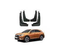 YLOXFW Coche Faldillas Antibarro para DS7 2018-2024 Guardabarros Delanteros Traseros Carrocería Protector contra Salpicaduras Embellecedores Accesorios 4PC,Send 1 Car Towel