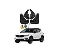 YLOXFW Coche Faldillas Antibarro para Volvo XC40 2018-2023 Guardabarros Delanteros Traseros Carrocería Protector contra Salpicaduras Embellecedores Accesorios 4PC,Send 1 Car Towel