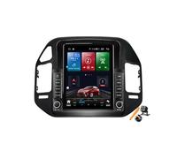 YLOXFW Negro,TS300, Android 14.0 Coche Radio 2 DIN Estéreo para Pajero V60 V68 V73 1999-2011 GPS Sat Navi 9.7'' Cartablet Multimedia Vídeo Reproductor BT FM Receptor con Carplay 4G 5G WiFi DSP SWC