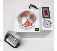 ylpddmm Polimerización a presión automática con Pantalla Digital de 65 W, Unidad de polimerización a presión de Resina para restauración de implantes, Base autoconsolidable para prótesis dentales