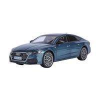YLQERZ 1:24 para A7 Coupe Coche Miniatura Aleación Modelo Coche Metal Fundido Presión Sonido Y Juguete Colección De Luz Miniatura De Colección(Azul)