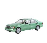 YLQERZ 1:24 para W140 S320 Sel Aleación Modelo De Coche Clásico Vehículo Retro Modelo De Coche Colección De Luz Y Sonido Miniatura De Colección(Verde)