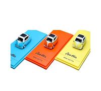 YLQERZ 1:64 para BMW Isetta BMW Egg Car Model Set Modelo De Coche De Aleación Edición Conmemorativa Miniatura De Colección(Three-Color Set)
