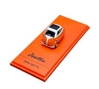 YLQERZ 1:64 para BMW Isetta BMW Egg Car Model Set Modelo De Coche De Aleación Edición Conmemorativa Miniatura De Colección(Orange)