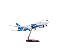 YLQERZ Aviones metálicos en Miniatura 1/130 43cm para Modelo Avión Resina A Reacción Dream Oman B787 (con Iluminación Y Ruedas) Apto para Coleccionistas para Colecciones(No Light)