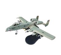 YLQERZ Aviones metálicos en Miniatura Avión Ataque A-10 Thunderbolt II 1:100 Colección Modelos Aviones Militares Metal Fundido A Presión A-10 Tiger Shark para Colecciones
