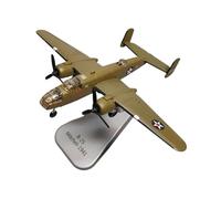 YLQERZ Aviones metálicos en Miniatura Avión De Juguete De Aleación De Bombardero B25 Mitchell Escala 1/144 para Entusiastas De Los Modelos Militares para Colecciones