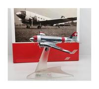 YLQERZ Aviones metálicos en Miniatura Avión De Metal Fundido A Presión 1/200 del Douglas DC-3 HB-IRO Herpa Swiss Air Modelo Estático para Exhibición para Colecciones