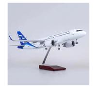 YLQERZ Aviones metálicos en Miniatura Avión Ligero A320 Neo A Escala 1/80 De 47 Cm para 320 Aviones Modelo De Juguete para Adultos para Colecciones(with Light)