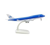YLQERZ Aviones metálicos en Miniatura Escala 1:200 para Boeing 747 KLM Aleación Colección Modelos Avión Fundido A Presión Artesanías Recuerdo para Fanáticos para Colecciones