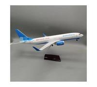 YLQERZ Aviones metálicos en Miniatura Modelo A Escala 1:85 47 Cm del Avión Juguete Ruso Victory B737 Resina Fundida A Presión para Exhibición Colección para Colecciones(with Light)