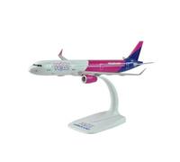 YLQERZ Aviones metálicos en Miniatura Modelo Avión A321 Resina Juguete para WIZZ Air Base Montaje 22 Cm Exhibición Estática Recuerdo para Colecciones