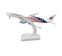 YLQERZ Aviones metálicos en Miniatura Modelo De Avión De Aleación De Metal De 20 Cm para El A350 De Air Malaysia Airlines Escala 1:400 Colecciones