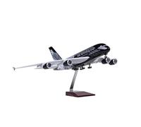YLQERZ Aviones metálicos en Miniatura Modelo Fundición A Presión 1:160 del A380 New Zealand Airlines Resina con Ruedas Colores Brillantes para Exhibición para Colecciones(No Light)