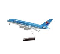 YLQERZ Aviones metálicos en Miniatura Resina Fundida A Presión A Escala 1/160 para El Avión De Pasajeros A380 Modelo Australiano Modelo South Korea Airways para Colecciones(No Light)