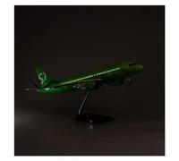 YLQERZ Aviones metálicos en Miniatura Resina Fundida A Presión Modelo Juguete Ligero con Tren De Aterrizaje Y Ruedas para A320 Neo Siberia S7 Airlines 1/80 para Colecciones(with Light)