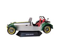 YLQERZ Modelo De Coche A Escala 1:18 para Lotus Seven Modelo De Coche De Aleación Decoración Colección Vehículo Juguetes Exhibición Estática Miniatura De Colección