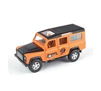 YLQERZ Modelo De Coche A Escala 1 32 Coche Miniatura Aleación Fundida Vehículo Todoterreno 7 Puertas Abiertas Juguetes Tirar hacia Atrás Colecciones Miniatura De Colección(Naranja)