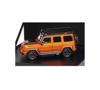 YLQERZ Modelo De Coche A Escala 1 43 para Bosu G-Class Adventure Kit Edition Modelo De Aleación (Blanco) Soporte De Exhibición para El Hogar Adornos Miniatura De Colección(Orange)