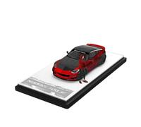 YLQERZ Modelo De Coche A Escala 1:64 Nissan 400Z - Coche Deportivo De Carrocería Ancha Modelo De Fundición A Presión Chasis De Metal Exhibición Acrílica Colección Miniatura De Colección(Red 2)