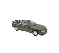 YLQERZ Modelo De Coche A Escala 1:64 Nissan Silvia S14 Colección De Entusiastas De Los Automóviles Modelo De Exhibición Verde Escala Pequeña Miniatura De Colección(Green)