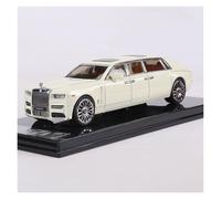 YLQERZ Modelo De Coche A Escala 1 64 para Rolls-Royce Phantom VII 8.ª Generación Edición Extendida Modelo De Coche De Aleación Rojo Miniatura De Colección(White)