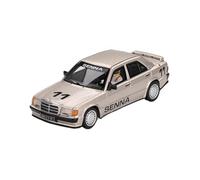 YLQERZ Modelo De Coche A Escala Adornos Metálicos A Escala 1:64 para Mercedes-Benz 190E 2.3-16 Senna 1984 Miniatura De Colección