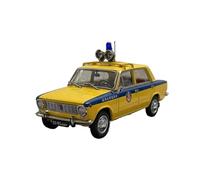 YLQERZ Modelo De Coche A Escala Coche De Juguete Metal Fundido A Presión La Policía Tráfico Lada 2101 1/43 Ideal como Recuerdo O Pasatiempo para Adultos Miniatura De Colección