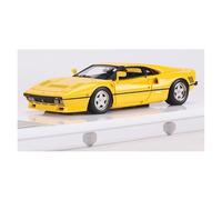 YLQERZ Modelo De Coche A Escala Colección De Modelos De Coches De Resina Ferrari 288GTO A Escala 1:64 Adornos Estáticos Decoraciones A Pequeña Escala Miniatura De Colección(Yellow)