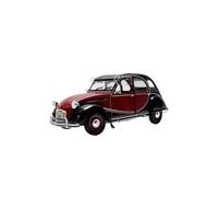YLQERZ Modelo De Coche A Escala Modelo De Coche De Aleación Fundida A Presión CITROËN 2CV6 A Escala 1/18 Juguete De Colección Estático Hobby Color Rojo Miniatura De Colección