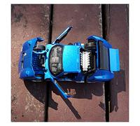 YLQERZ Modelo De Coche A Escala para Lambo Miura Jota 1 32 Coche Miniatura De Aleación Luz De Sonido Vehículo Juguete Extraíble Colección Regalos Niños Miniatura De Colección(Azul)