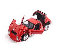 YLQERZ Modelo De Coche A Escala para Lamborghini Miura JOTA V12 1 32 Modelo Coche Deportivo Aleación con Sonido Luz Colección Juguetes Regalo Niños Miniatura De Colección(Rojo)