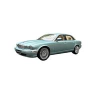 YLQERZ Modelo De Coche A Escala Réplica Juguete A Escala 1/18 del Jaguar XJ6 X350 Modelo Coche Estático Fundición A Presión Aleación Totalmente Abierto Miniatura De Colección(Blue)