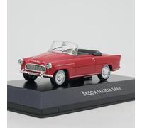 YLQERZ Modelo De Coche A Escala Skoda Felicia 1962 Coche De Juguete De Metal Fundido A Presión Escala 1:43 Adornos Estáticos (Rojos) Miniatura De Colección