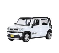 YLQERZ Modelo Fundido A Presión 1:22 para Suzuki Hustler SUV Modelo De Vehículo Todoterreno Puertas Sonido Y Luz Que Pueden Abrir Miniatura De Colección(White)
