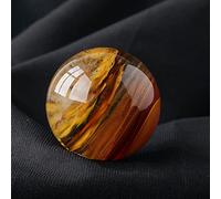 YLQUXEUV Fluorite Rough Stone Crystal Ball Rainbow for Decoration or Magic,Tiger Skin Smelting-5cm