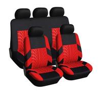 Ylrng Fundas De Asiento para Wrangler para Sahara para Commander para Cherokee para Compass para Renegade para Grand para para WK Delanteros Traseros(5Seats-Red)