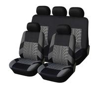 Ylrng Fundas De Asiento para Wrangler para Sahara para Commander para Cherokee para Compass para Renegade para Grand para para WK Delanteros Traseros(5Seats-Grey)