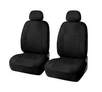 Ylrng Juego De Fundas para Asientos Coche Poliéster Universales para La Mayoría Coches Camiones Y SUV Color Negro - Par Delantero Delanteros Traseros