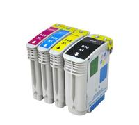 YLTBQkz Cartucho de Tinta C4906A C4907A C4908A C4909A Compatible con Officejet Pro 8000 A809a A811a A809n 8000 8500 A909b