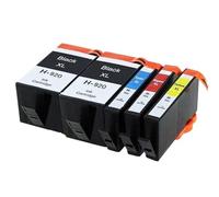 YLTBQkz Cartucho de Tinta Compatible con 920XL BK C M Y para Impresora inalámbrica Ancha 920 Officejet 6500 6500se
