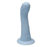 Ylva & Dite - Consolador G-Spot-Dildo & Prostatadildo Cryptodite Sky/Silicona Dildo/Strapon & Analdildo para mujeres y hombres - 19,1 cm de largo, Max Ø 4,2 cm, azul pastel - Juguete sexual