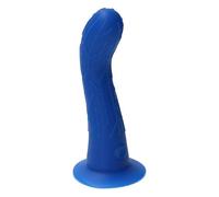 Ylva & Dite - Consolador G-Spot & Prostatadildo Cryptodite Dark Blue/Silicona Dildo/Strapon & Anal para mujeres y hombres - 19,1 cm de largo, Max Ø 4,2 cm, Azul - Juguete sexual