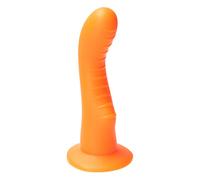 Ylva & Dite - Consolador G-Spot & Prostatadildo Kajsa naranja/silicona consolador/Strapon & consolador anal para mujeres y hombres - 18 cm de largo, diámetro máx. 4,6 cm, naranja - juguete sexual
