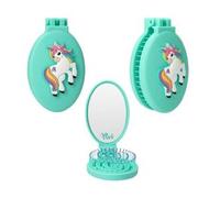 Ylvi - Cepillo Unicornio Plegable con Espejo (Varios modelos)