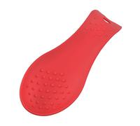 YLWX Silicona Reposa Cucharas for Cocina La Encimera, Casa Resistente Al Calor Soporte for Cuchara for Múltiples Utensilios (Color : Red)